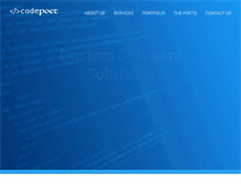 Tablet Screenshot of codepoetllc.com